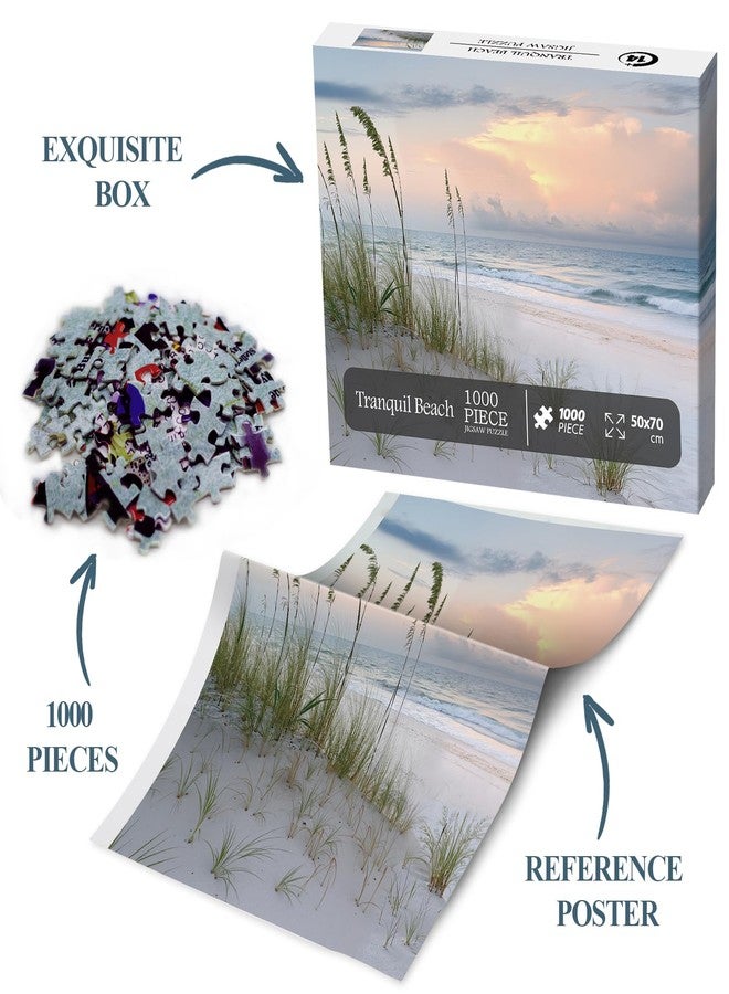 BBOLDIN Beach Ocean Puzzle for Adults 1000 Piece, Summer Sunset Landscape Jigsaw Puzzle Nature, Hawaii Sea Challenging Puzzle as Home Decor - Image 5
